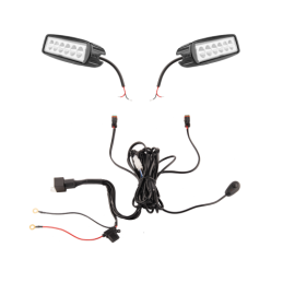 Du darbo žibintai 6xLED 1680 LM 18W + jungtis