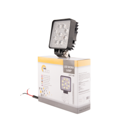 Du darbo žibintai 9xLED 1430 LM 24W + jungtis