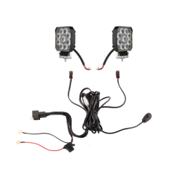 Du darbo žibintai 9xLED 1133 LM 20W + jungtis