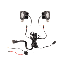 Du darbo žibintai 4xLED 420 LM 6W + jungtis