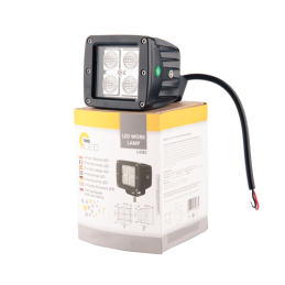 Du darbo žibintai 4xLED 1000 LM 16W + jungtis