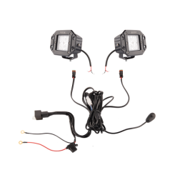 Du darbo žibintai 4xLED 600 LM 14W + jungtis