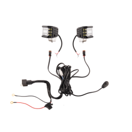 Du darbo žibintai 18xLED 2760 LM 45W + jungtis