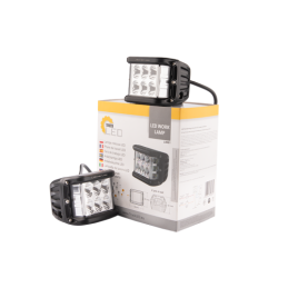 Du darbo žibintai 18xLED 2760 LM 45W + jungtis