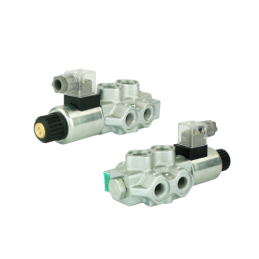 WALVOIL solenoidinis vožtuvas hidraulinis daliklis 6/2 60L, elektra valdomas 24V