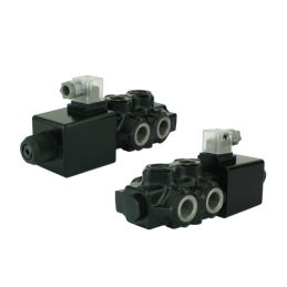 WALVOIL solenoidinis vožtuvas hidraulinis daliklis 6/2 90L, elektra valdomas 24V