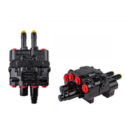 DLM-122/2 hidraulinis skirstytuvas su plūduriuojančia sekcija ir LS išėjimu, valdomu trosais priekiniam krautuvui