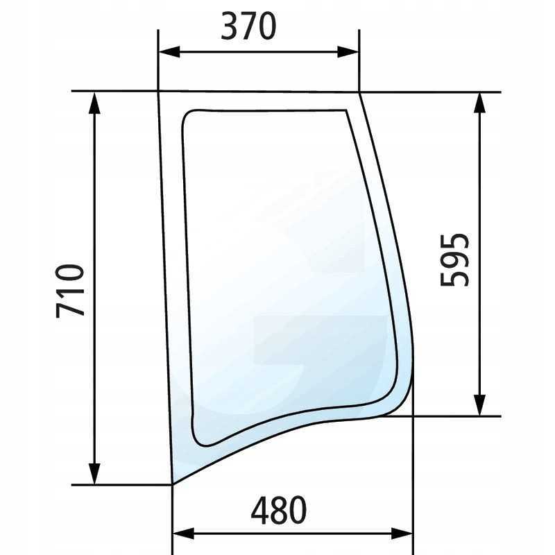 Kairysis šoninis langas fendt 65006076 granitas