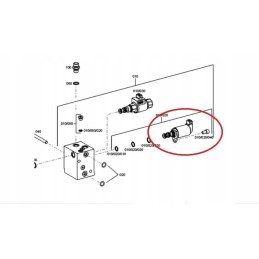 Tas pats deutz fahr solenoidinis vožtuvas 0 900 0952 8