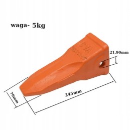 Akmens danties kaušai kietai j300 1u3302rc 5kg ašmenų storis 30mm