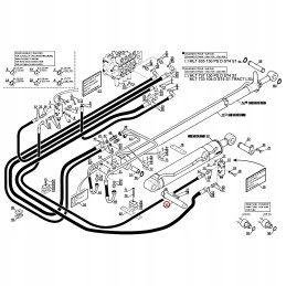 Manitou apatinio kėlimo cilindro kaištis 232740