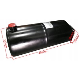 Alyvos bakas 10l, metalinis hidraulinis mazgas