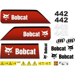 Bobcat 442 ekskavatoriaus mini ekskavatoriaus laminuoti lipdukai