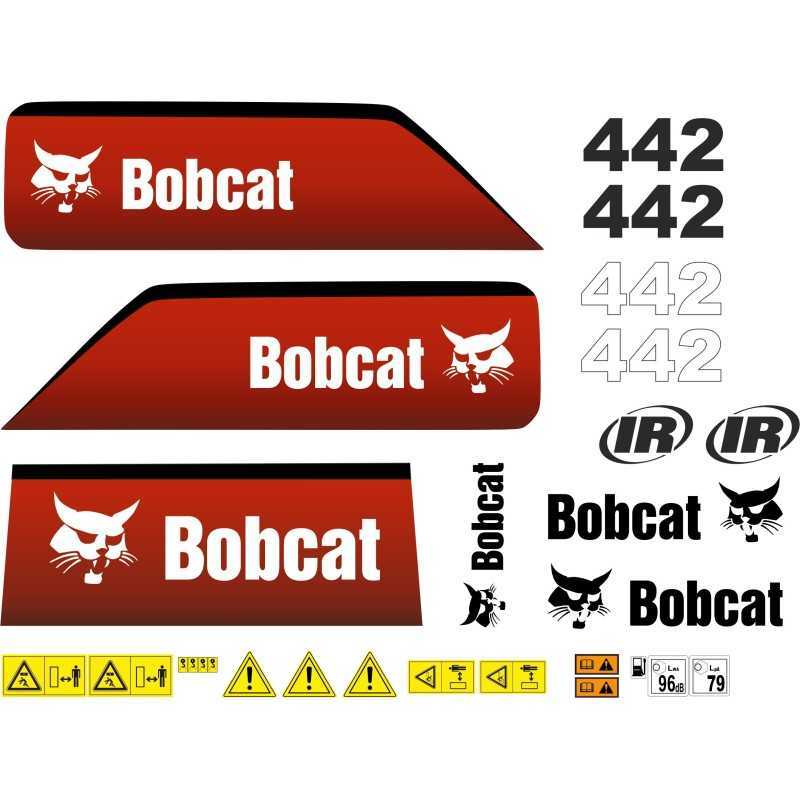 Bobcat 442 ekskavatoriaus mini ekskavatoriaus laminuoti lipdukai