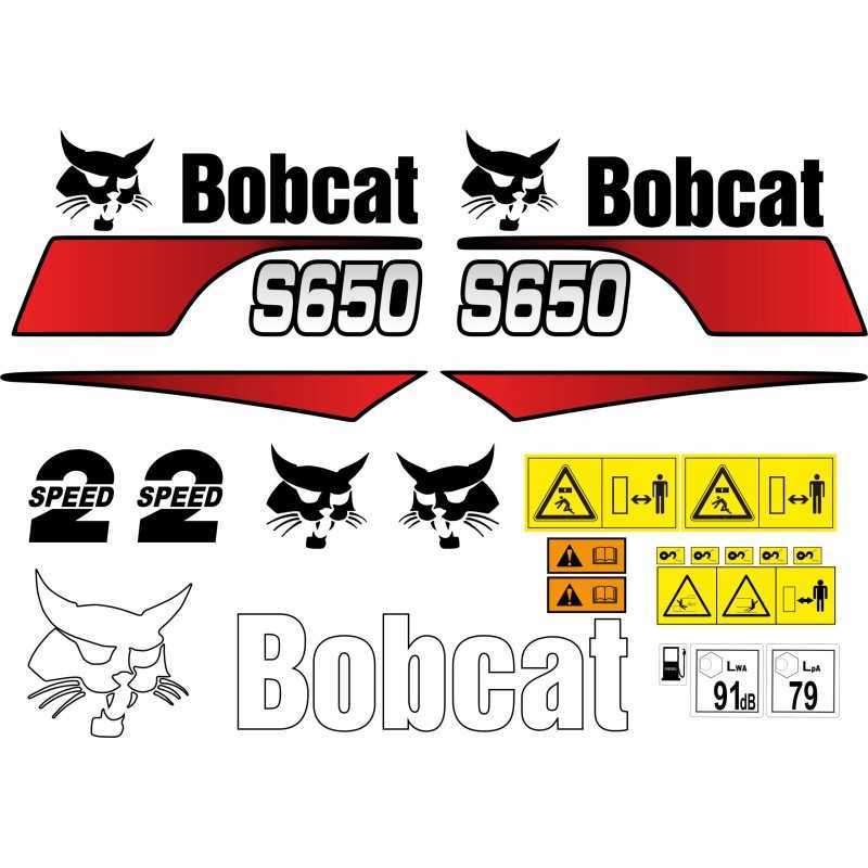 Laminuoti lipdukai Bobcat s650