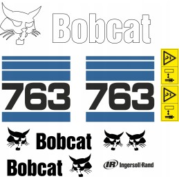 Bobcat 763 mini krautuvo laminuoti lipdukai