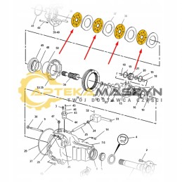 Stabdžių disko katė 416b 426b 428b 416c 426c 428c