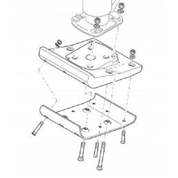 Bomag 54002090 pėdų rinkinys 280 mm bt serijos tamperis