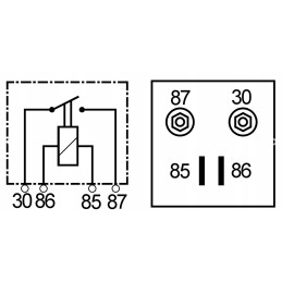 Universali relė 060508164 24v 60a 180a