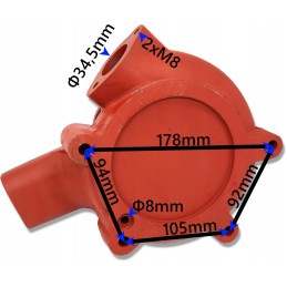 Vandens siurblys ifa fortschritt e 281 pašarų kombainui