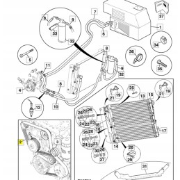 V formos diržas jcb ekskavatorinis krautuvas cva