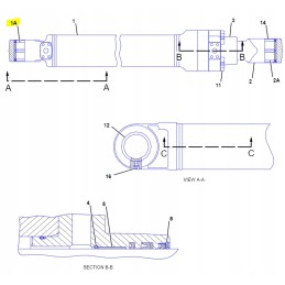 Boom cat ekskavatoriaus cilindro įvorė