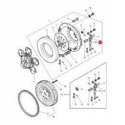 Slėgio svirties komplektas mf 3901797m91 originalus