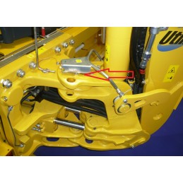 Viršutinis galinės kojos kaištis Komatsu mašinoms