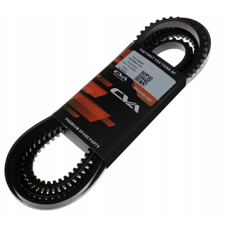 V formos diržų komplektas kačių ekskavatoriaus krautuvui cva