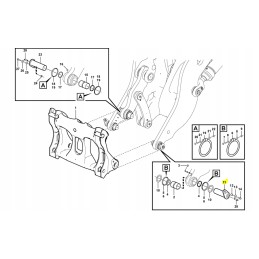 Svirties kaištis Volvo frontalinio krautuvo cva