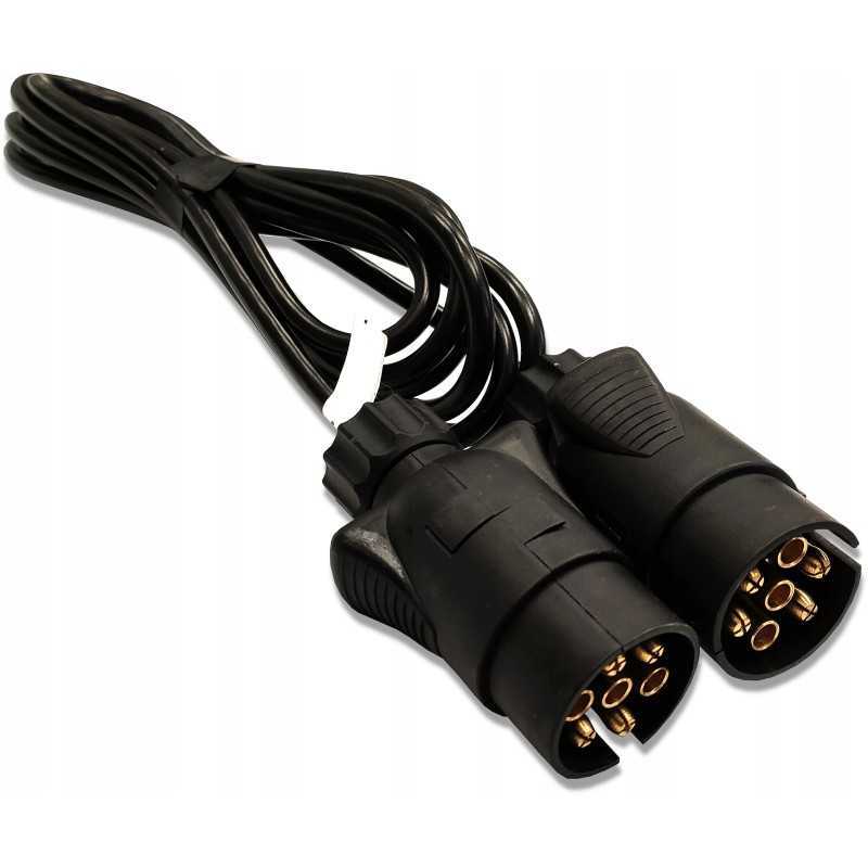 Priekabos elektros kabelis 3 5 m 2 kištukai 7 laidai