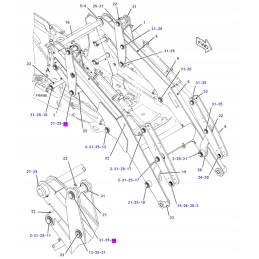 Pakreipimo pavaros kaištis 3224587 cva