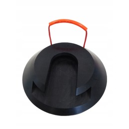 Apvalus pagrindas HDS atramoms su pėdos grioveliu 40cm 400mm