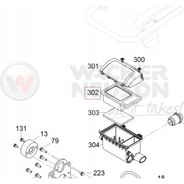 Originalus Wacker bs50 bs60 oro filtras