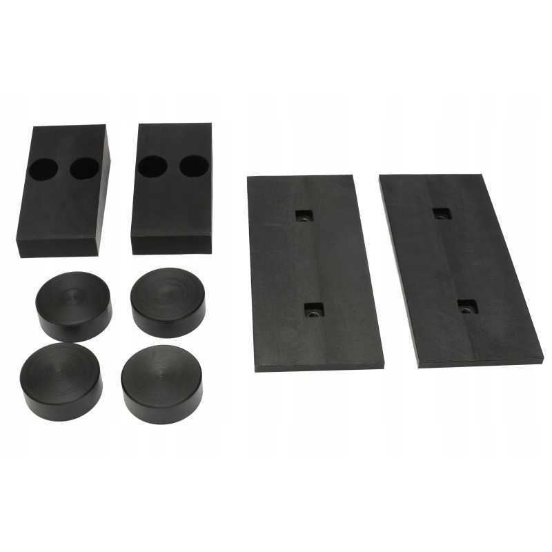 Slidžių rinkinys ekskavatorinio krautuvo svirties pratęsimui