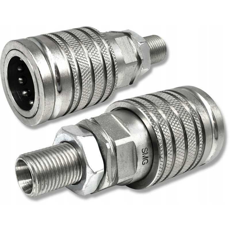 Hidraulinės greitosios jungties ilgas euro lizdas M16