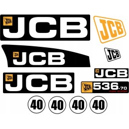 JCB 536 70 Agri superlaminuoti lipdukai