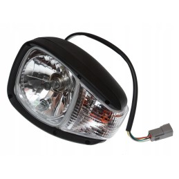 Kairysis priekinis žibintas kačių ekskavatoriniam krautuvui