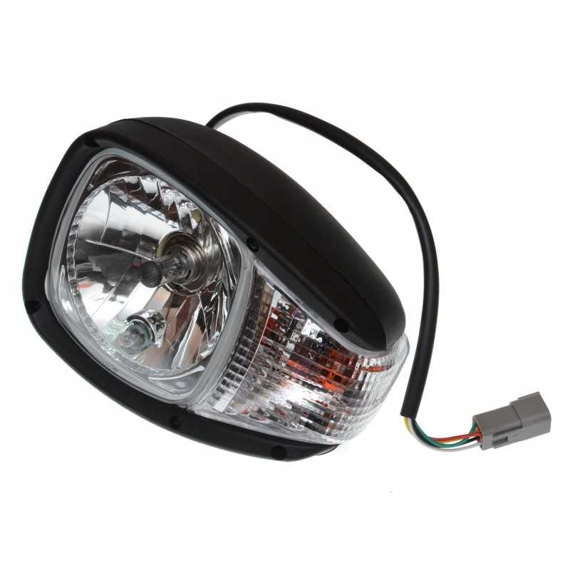 Kairysis priekinis žibintas kačių ekskavatoriniam krautuvui