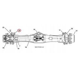 Vairo jungties sandariklis cat th330 th360 1987825 oem