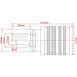 Hidraulinė greitoji jungtis, Euro jungtis, M14 lizdas