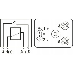 Didelės galios universali relė 12v 300a mr105