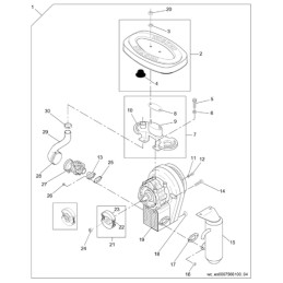 Wacker BS plaktuvas, sankabos spyruoklė 0049191