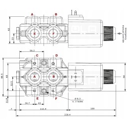 Solenoidinis vožtuvas 6 2 90l min 24v 1 2 walvoil