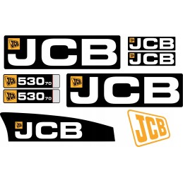 JCB 530 70 laminuoti lipdukai, pakrovėjas 530 70