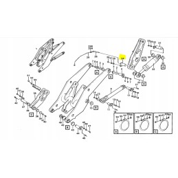 Stūmoklio galvutės svirties kaištis cva krautuvas volv