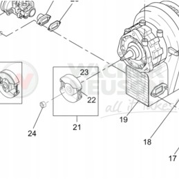 Sankabos spyruoklės bs62y bs65y komplektas