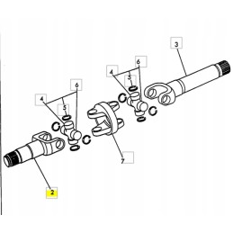 Polos trumpas JCB ekskavatorius-krautuvas DL 270mm CVA