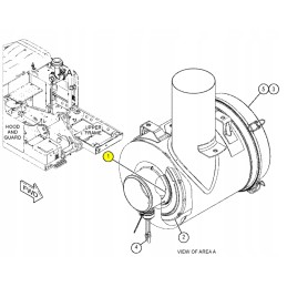 Vidinis oro filtras cva ekskavatoriaus kat