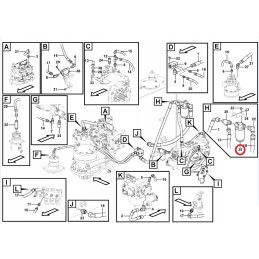 Volvo EC180 hidraulinio valdymo filtras 14532687
